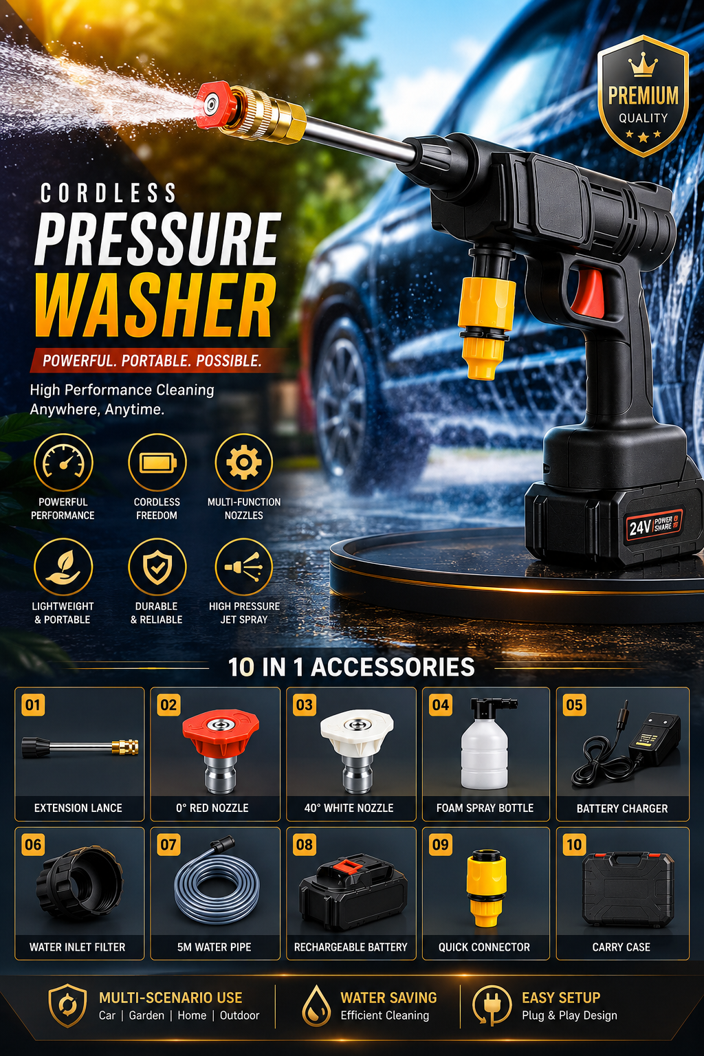 High Pressure Washer Gun